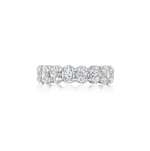 Fink's Exclusive Oval Diamond Band in Platinum