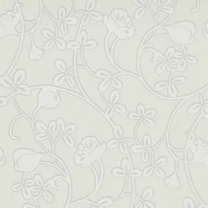 Floral Motifs Scroll Grey 6831-31 Wallpaper