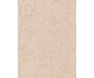 Floral Scroll Textured Metallic Beige 290670 Wallpaper