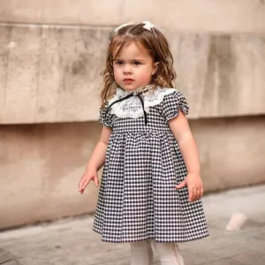 Fofettes Girls Houndstooth Dress