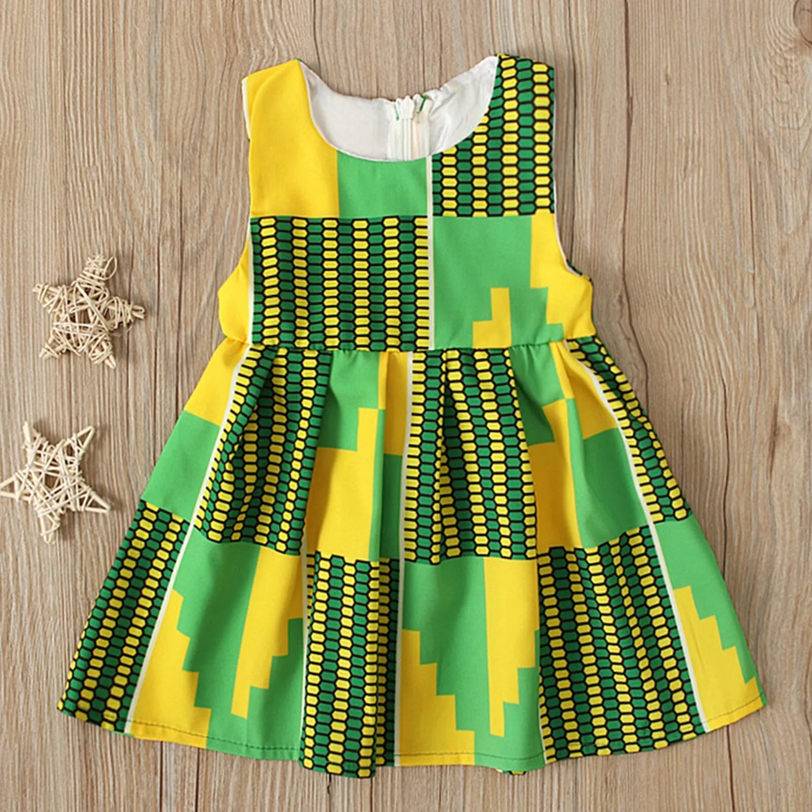 Girls Luxury African Dashiki Traditional Style