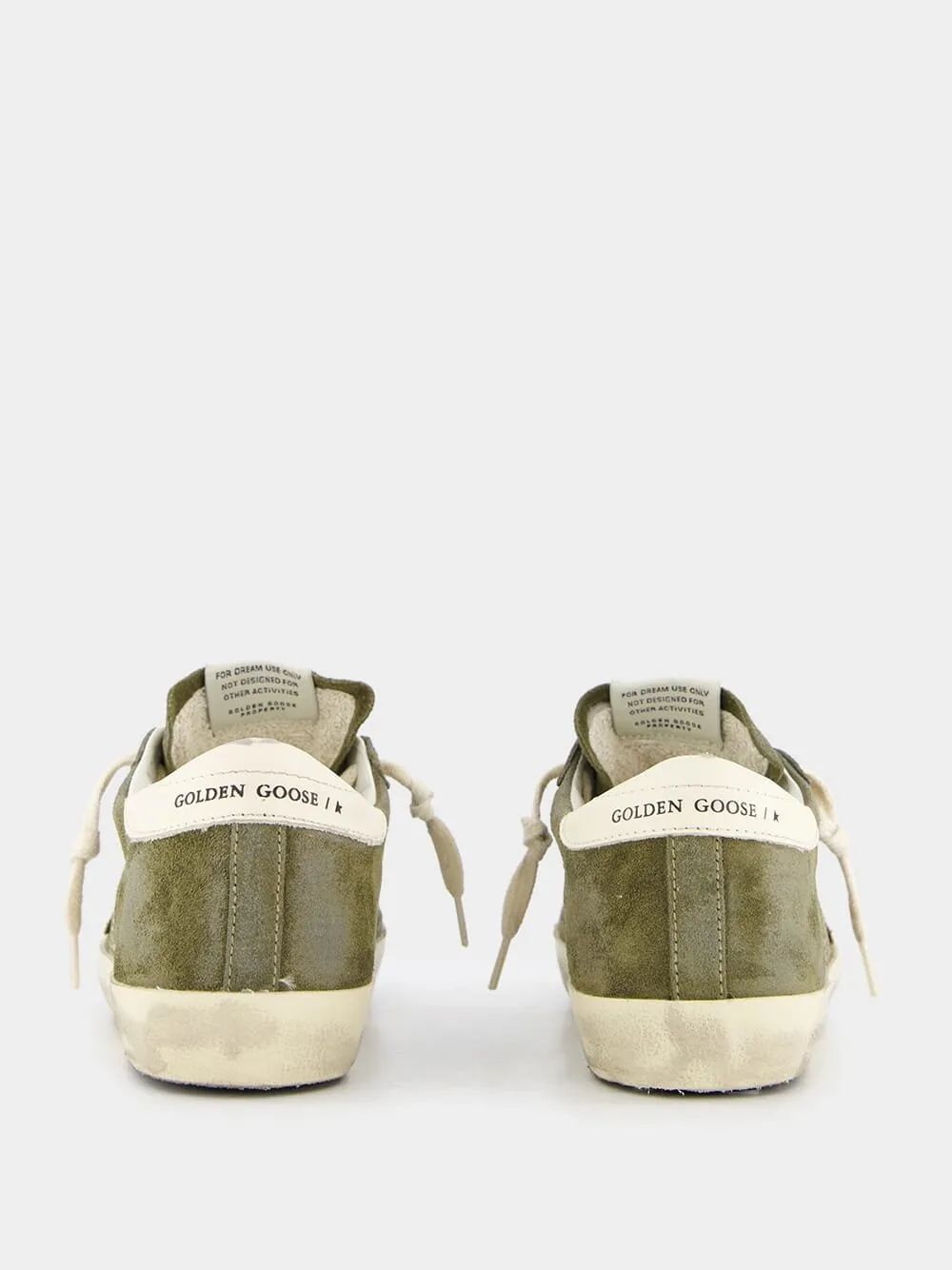 Glittered Suede Super-Star Sneakers