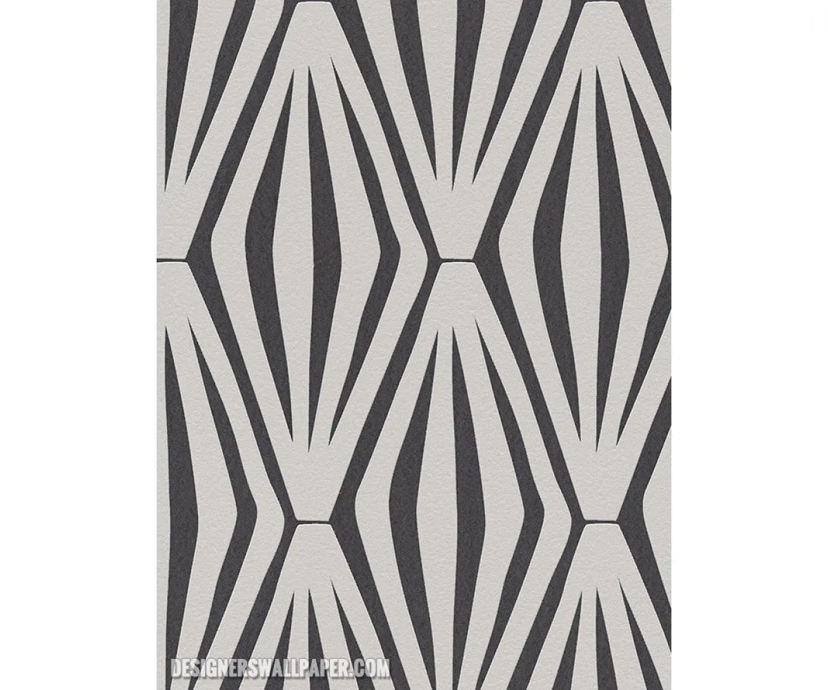 Graphic Geometric Grey Black Metallic 944047 Wallpaper