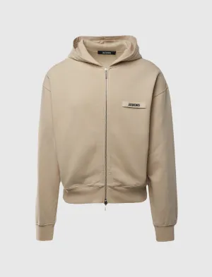 GROSS GRAIN ZIP HOODIE