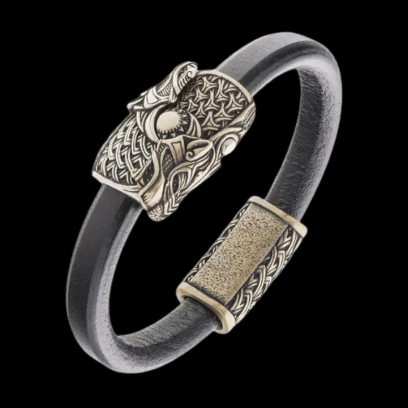 Handcrafted Wolf Hook Bracelet
