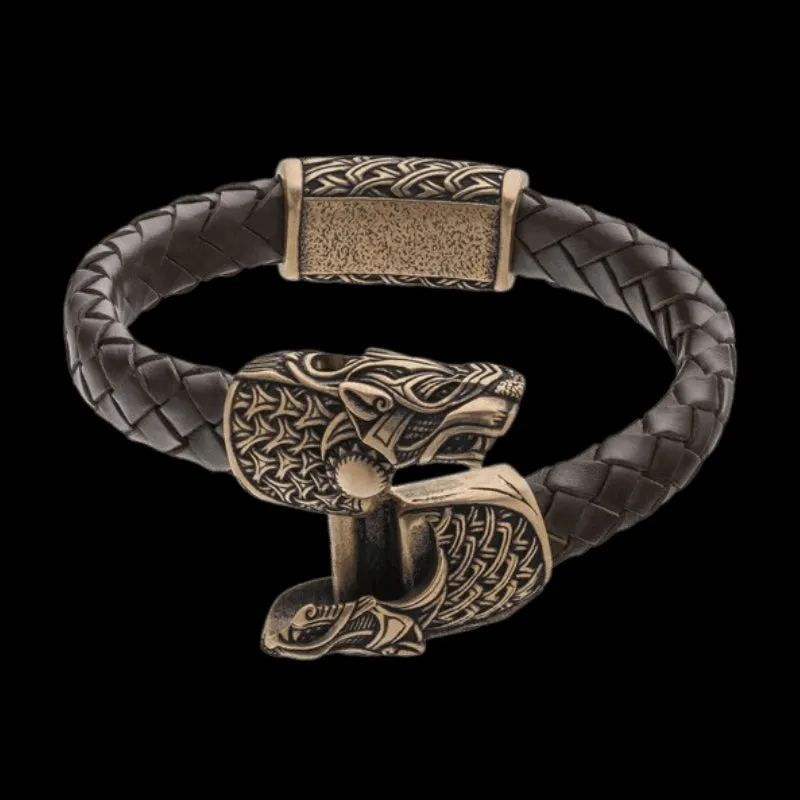 Handcrafted Wolf Hook Bracelet