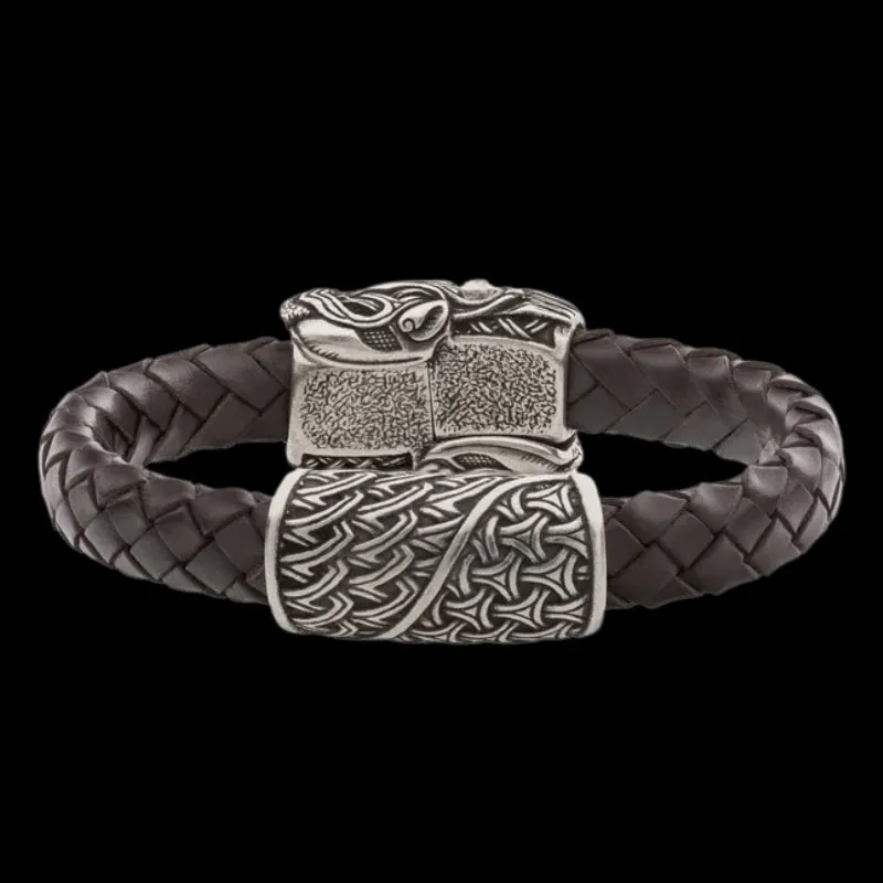 Handcrafted Wolf Hook Bracelet