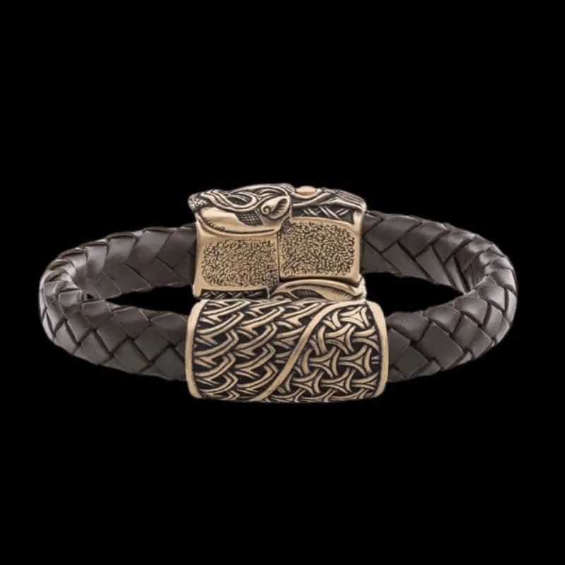 Handcrafted Wolf Hook Bracelet