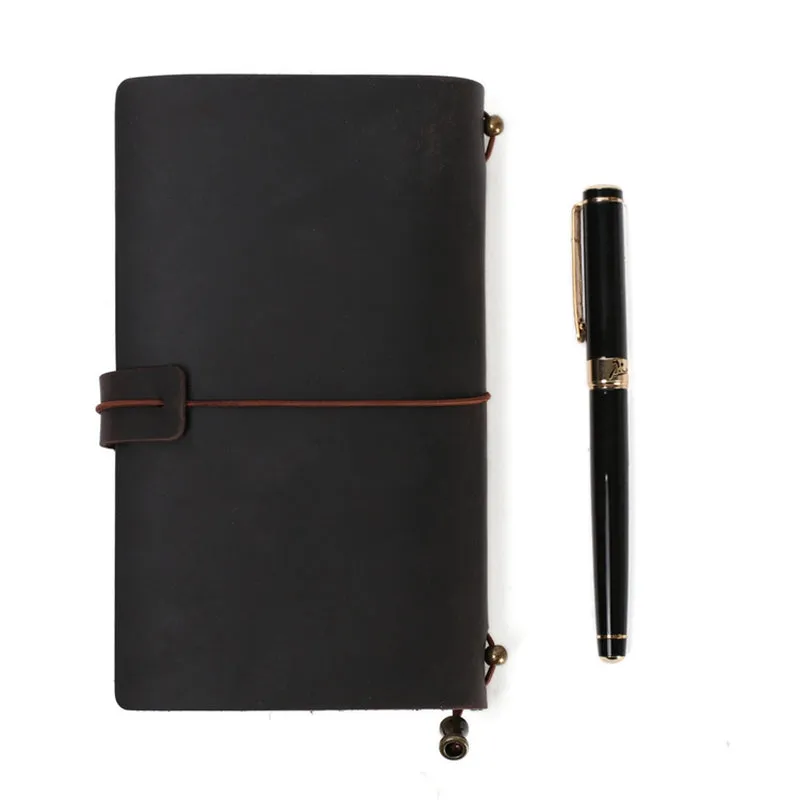 Handmade Leather Journal, Journals for Men, Leather Notebook, Rustic Leather Diary 00002
