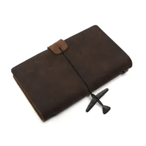 Handmade Leather Journal, Journals for Men, Leather Notebook, Rustic Leather Diary 00002