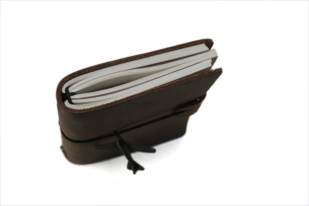 Handmade Leather Journal, Journals for Men, Leather Notebook, Rustic Leather Diary 00002