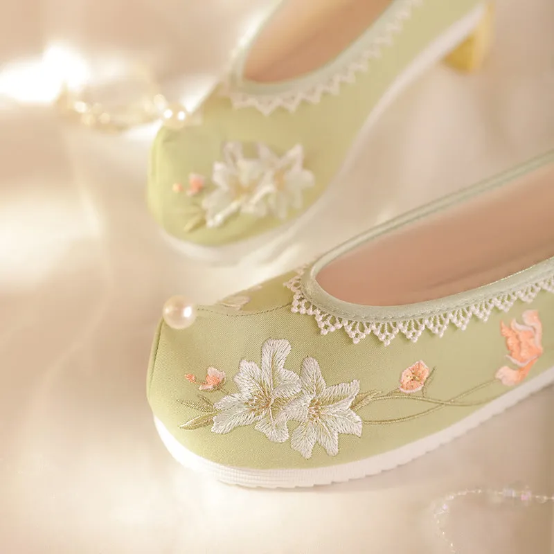 hanfu toe embroidered shoes yc50077