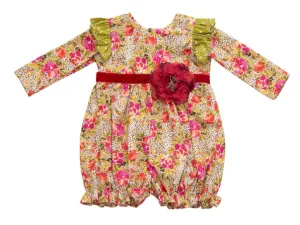 Haute Baby Wild Bloom Bubble Romper
