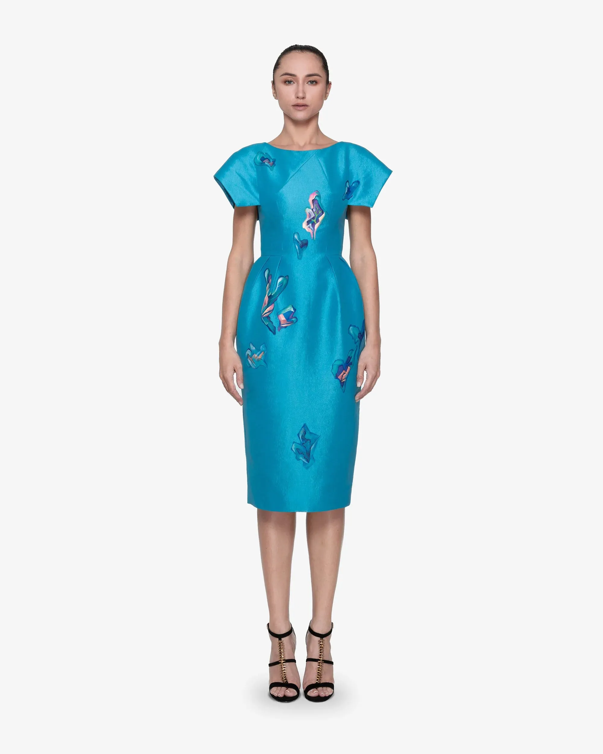 Heart of Aquamarine Blue Cocktail Dress