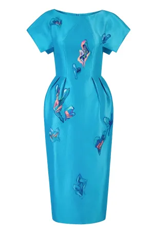 Heart of Aquamarine Blue Cocktail Dress