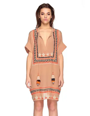 Hemant and Nandita Swirl & Spatter Kaftan