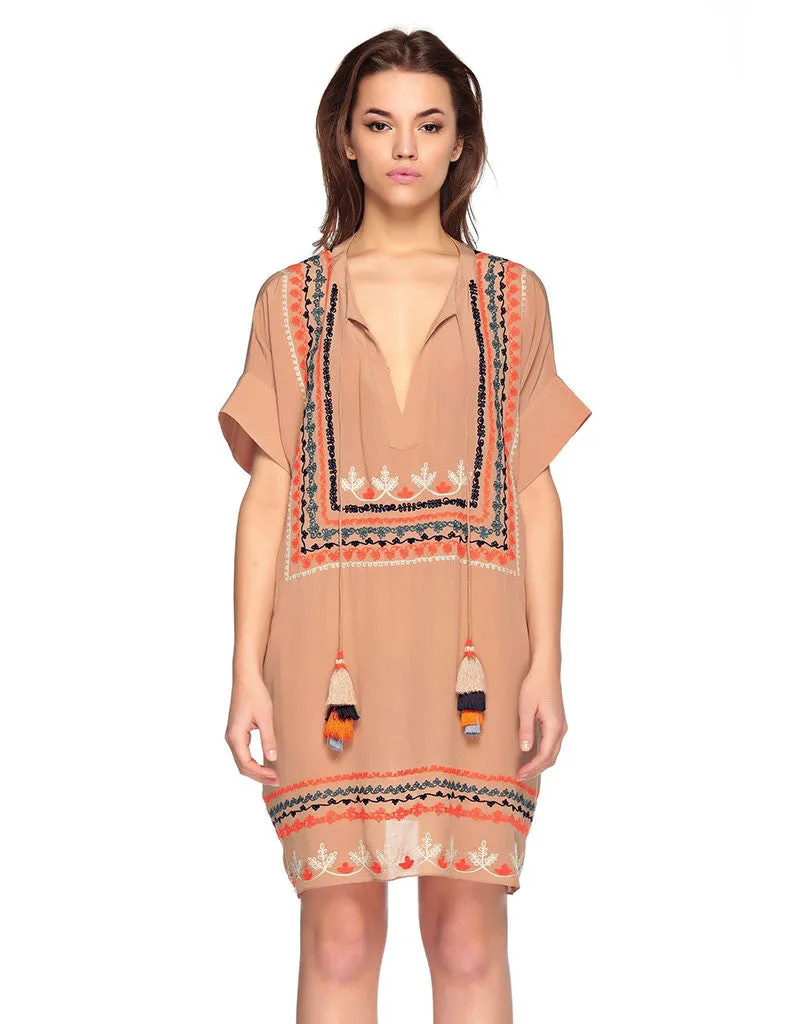 Hemant and Nandita Swirl & Spatter Kaftan