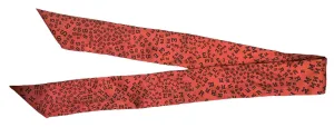 Hermes Bourdeaux Logo Silk Twilly scarf