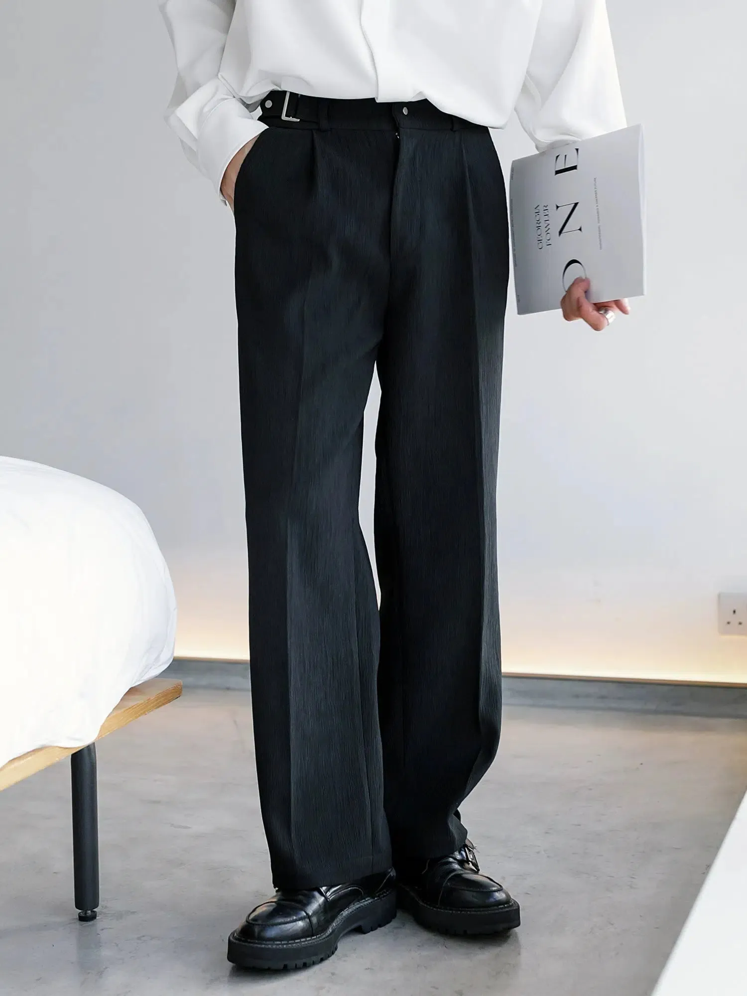 High-End Drapey Casual Suit Pants