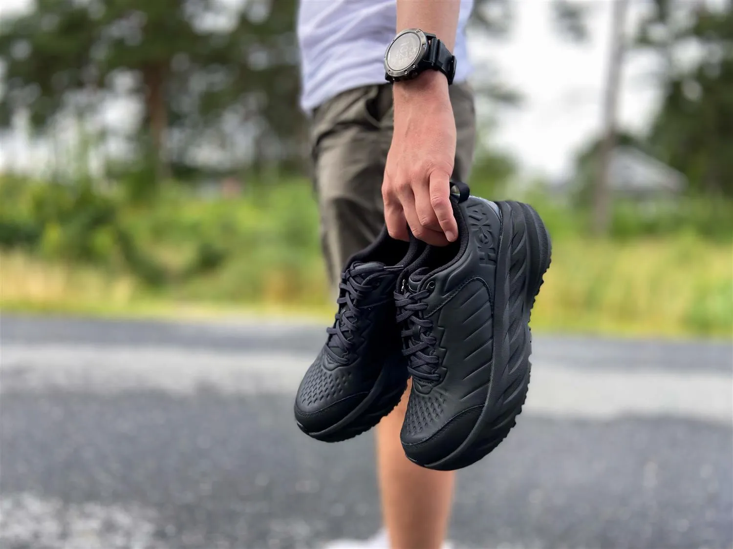 Hoka M BONDI SR Black  /  Black