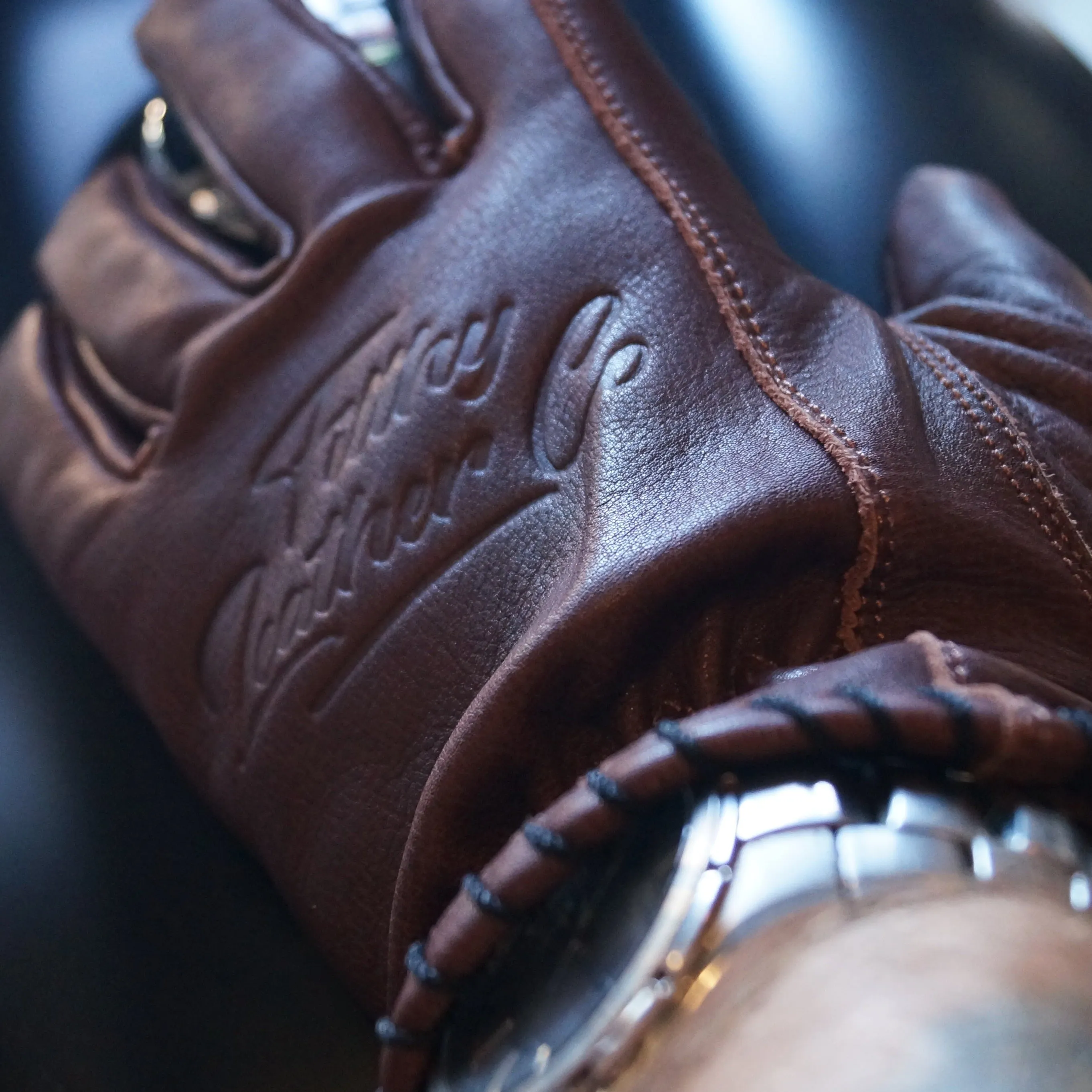 Husky Summer Glove (Brown) - Filthy Leather Co.