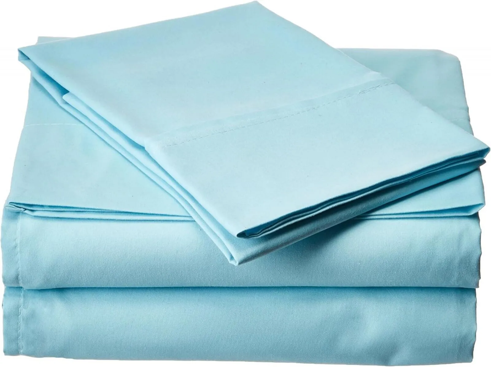 Ienjoy Home Bed Sheet Ultra Soft Microfiber 3-Piece Set Aqua Blue Twin XL