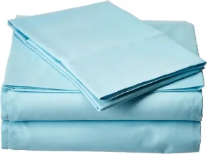 Ienjoy Home Bed Sheet Ultra Soft Microfiber 3-Piece Set Aqua Blue Twin XL
