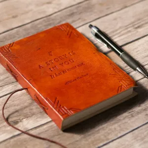 If A Story Handmade Leather Journal