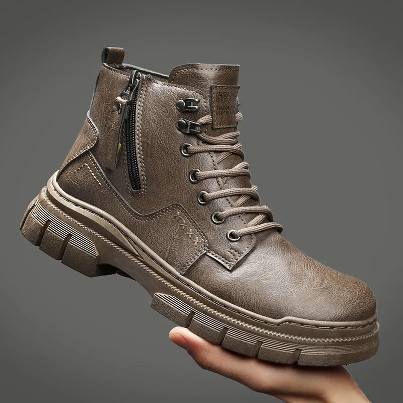 INSTOCK-Men's autumn and winter new Martin boots