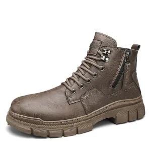 INSTOCK-Men's autumn and winter new Martin boots