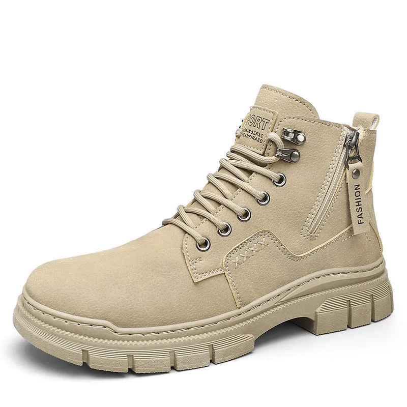 INSTOCK-Men's autumn and winter new Martin boots