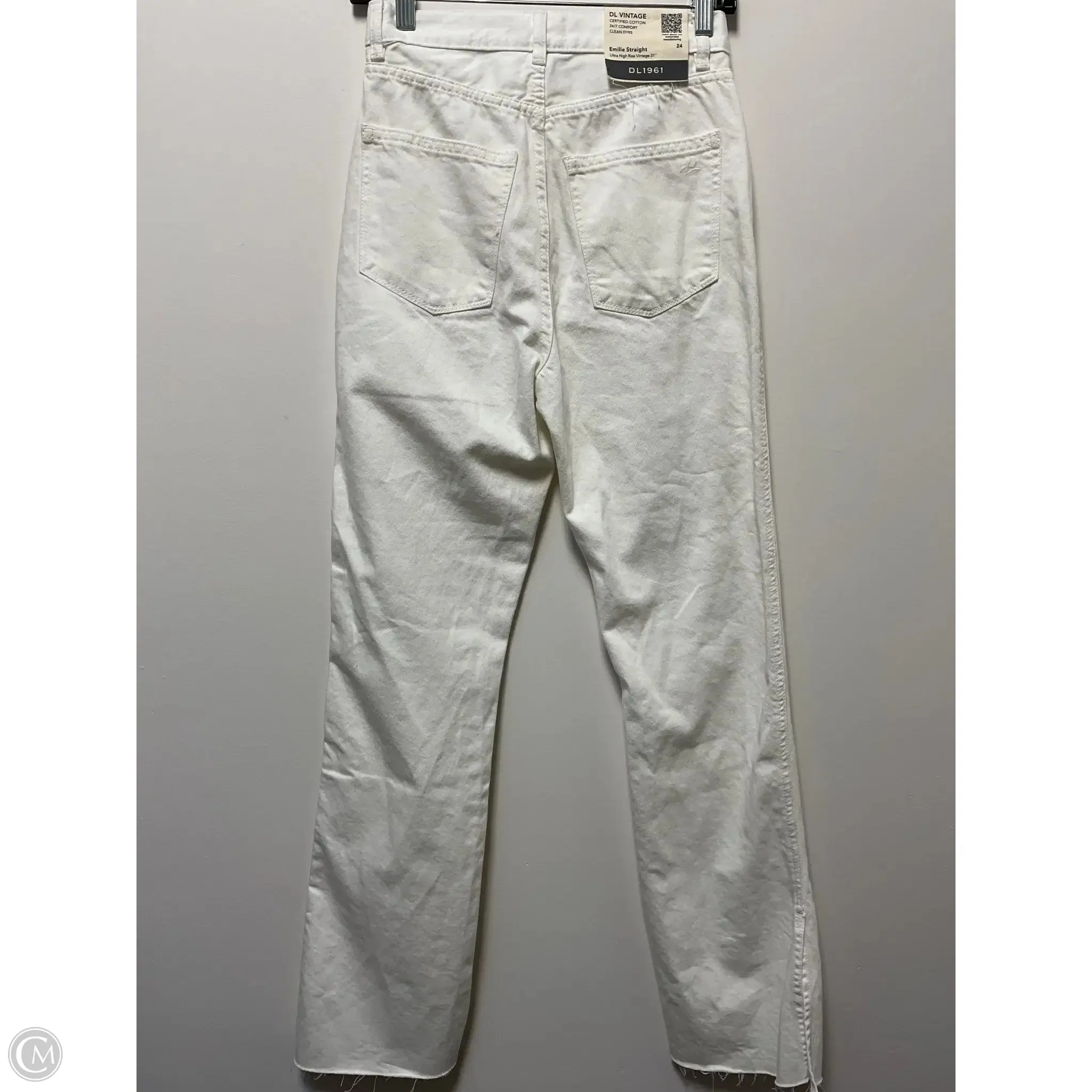 Jeans Designer By Dl1961 In White Denim, Size: 2