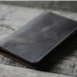 JJNUSA  Genuine Leather Distressed Wallet for One Plus 8t Case