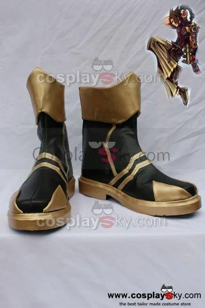Kingdom Hearts Birth by Sleep Terra Cosplay Boots Shoes
