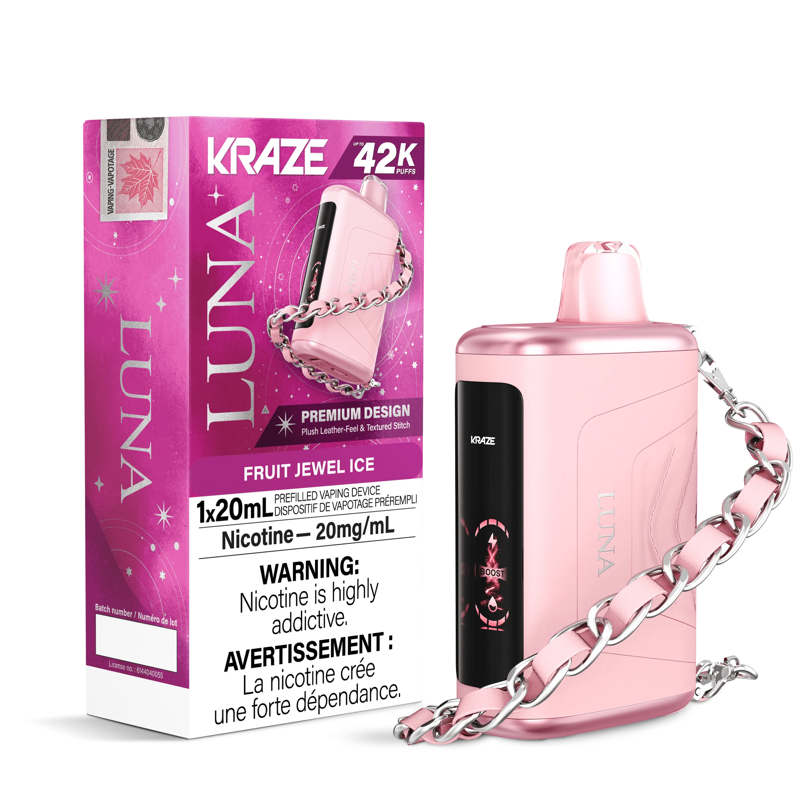 Kraze Luna - Fruit Jewel Ice Disposable Vape