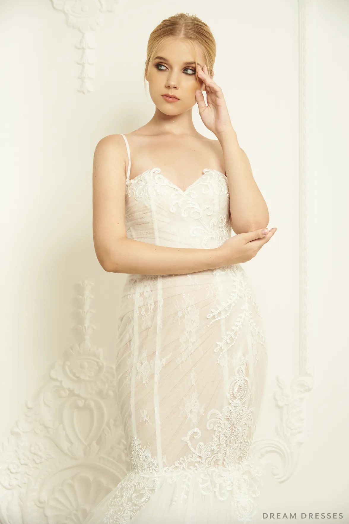 Lace Trumpet Wedding Dress (#Cierra)