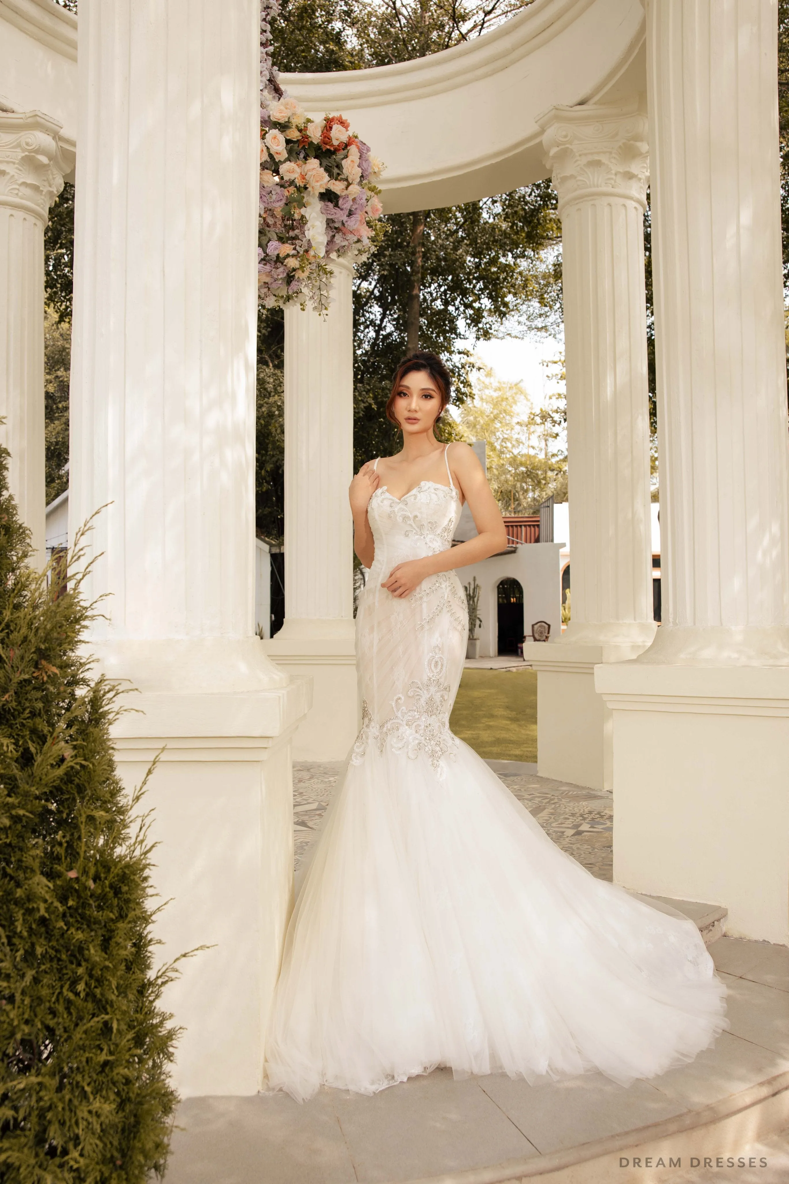 Lace Trumpet Wedding Dress (#Cierra)