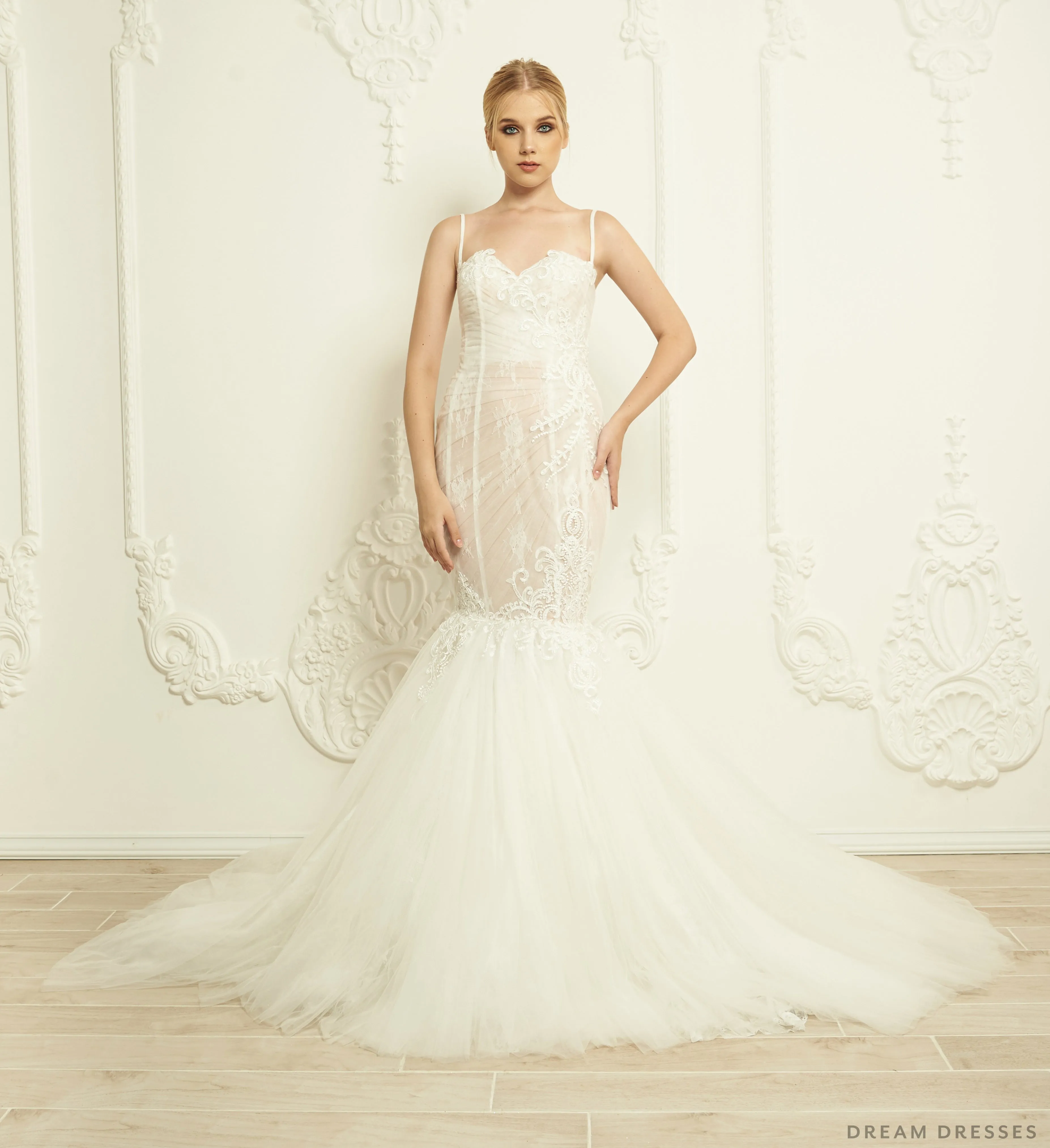 Lace Trumpet Wedding Dress (#Cierra)