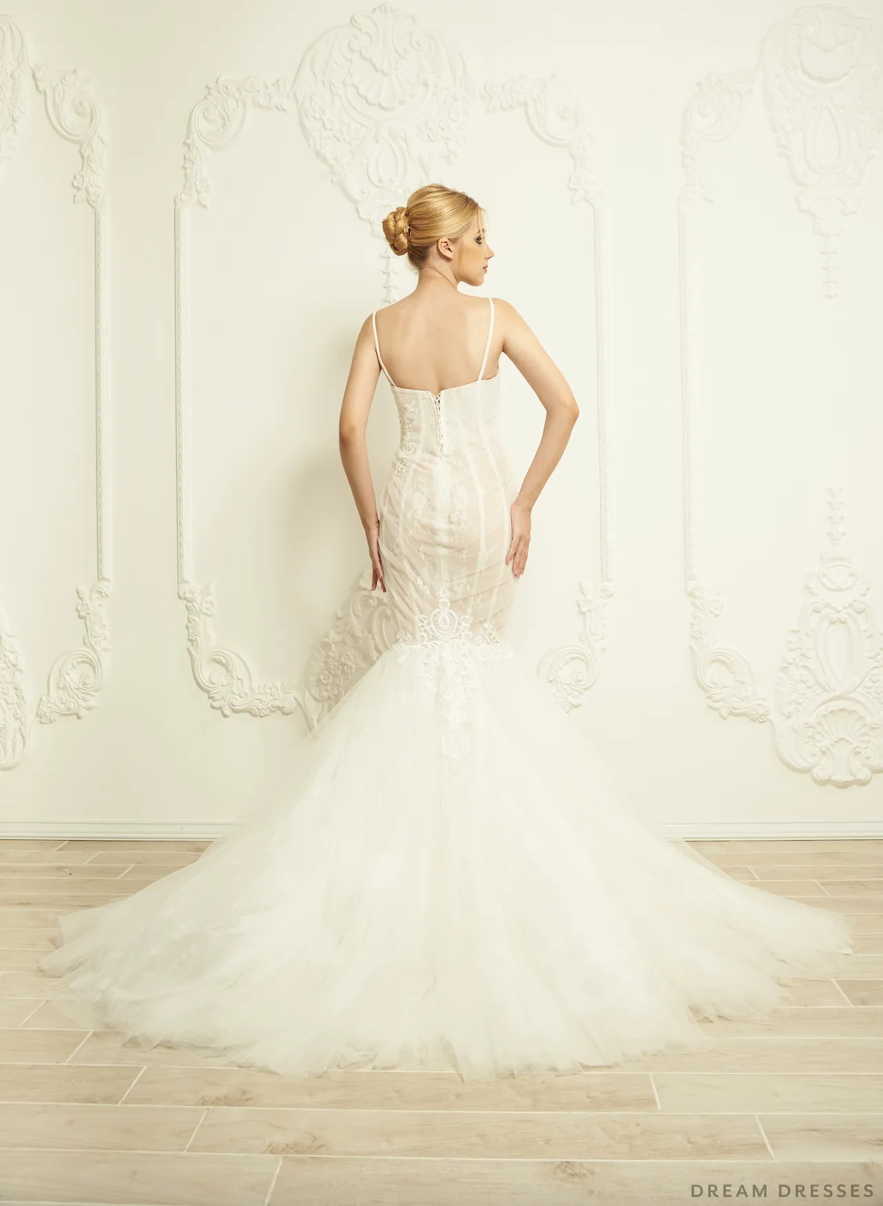 Lace Trumpet Wedding Dress (#Cierra)