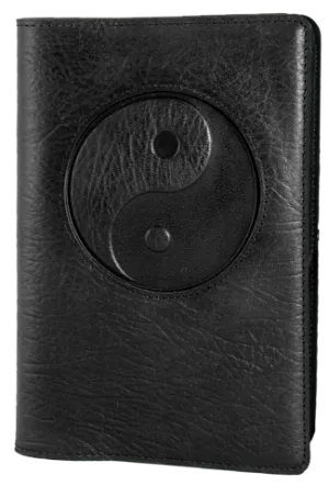 Leather Yin & Yang Refillable Journal