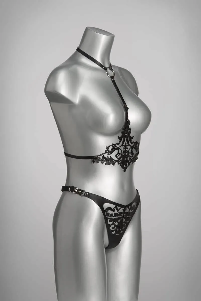 Lilly Leather Thong