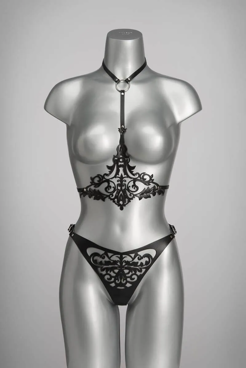 Lilly Leather Thong