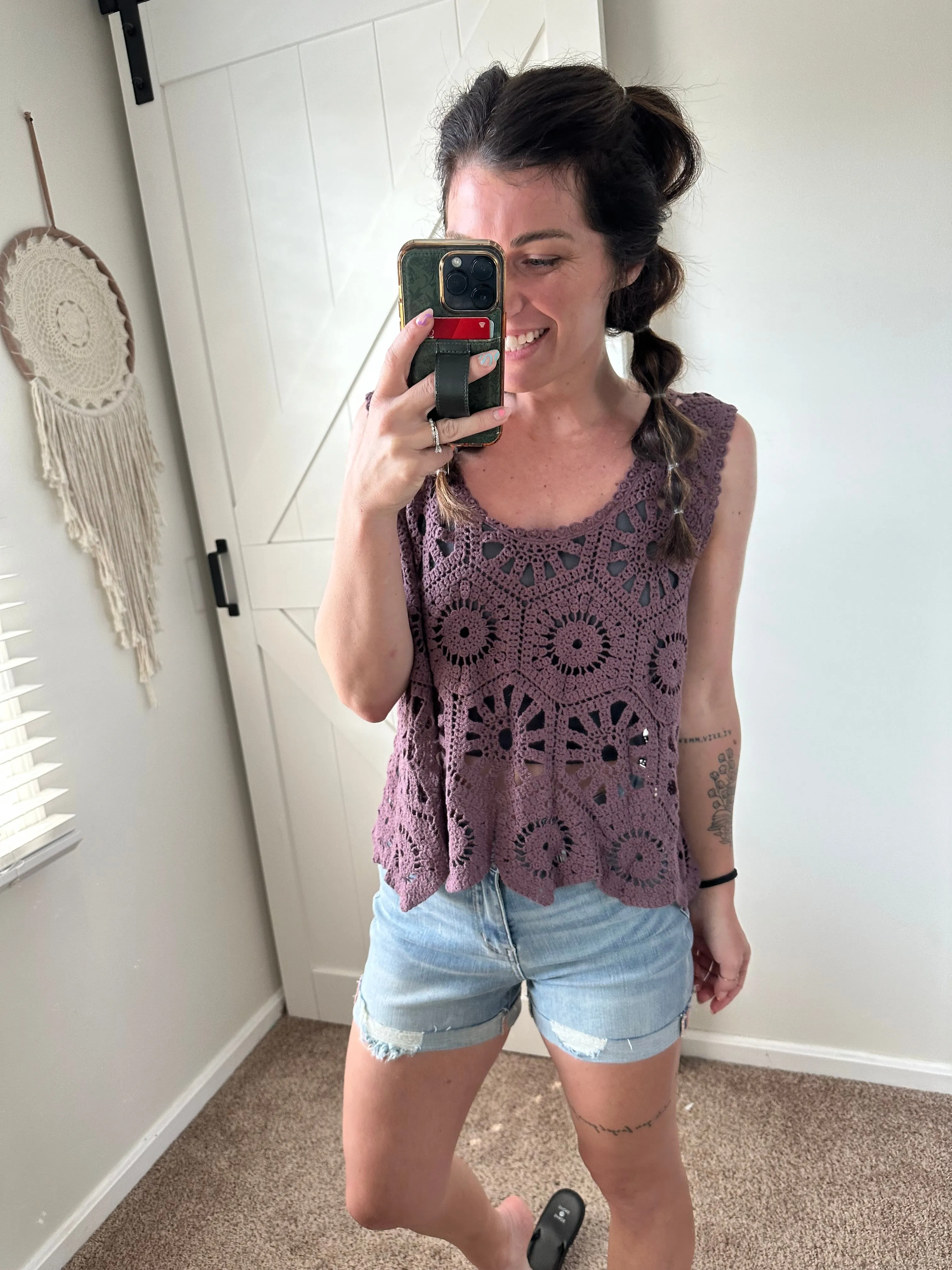 Little Talks Crochet Tank - PREORDER
