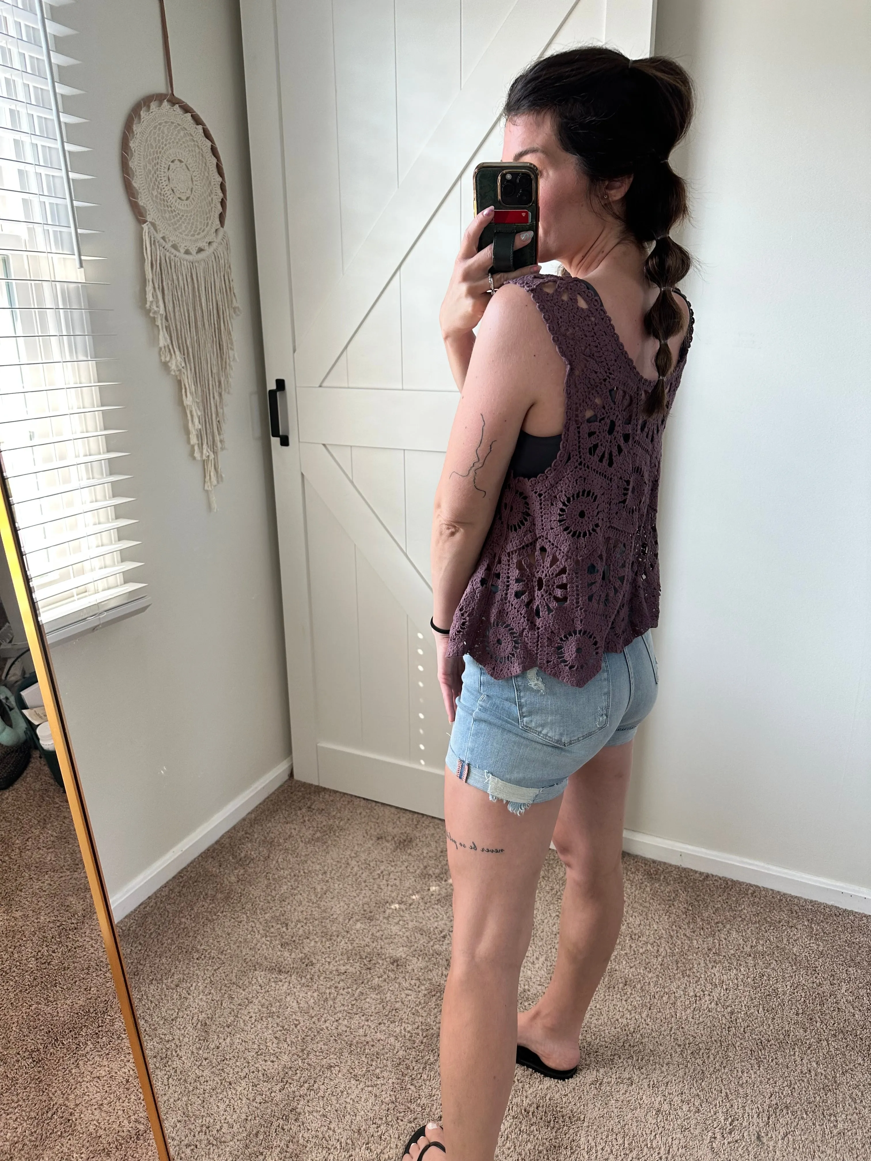 Little Talks Crochet Tank - PREORDER