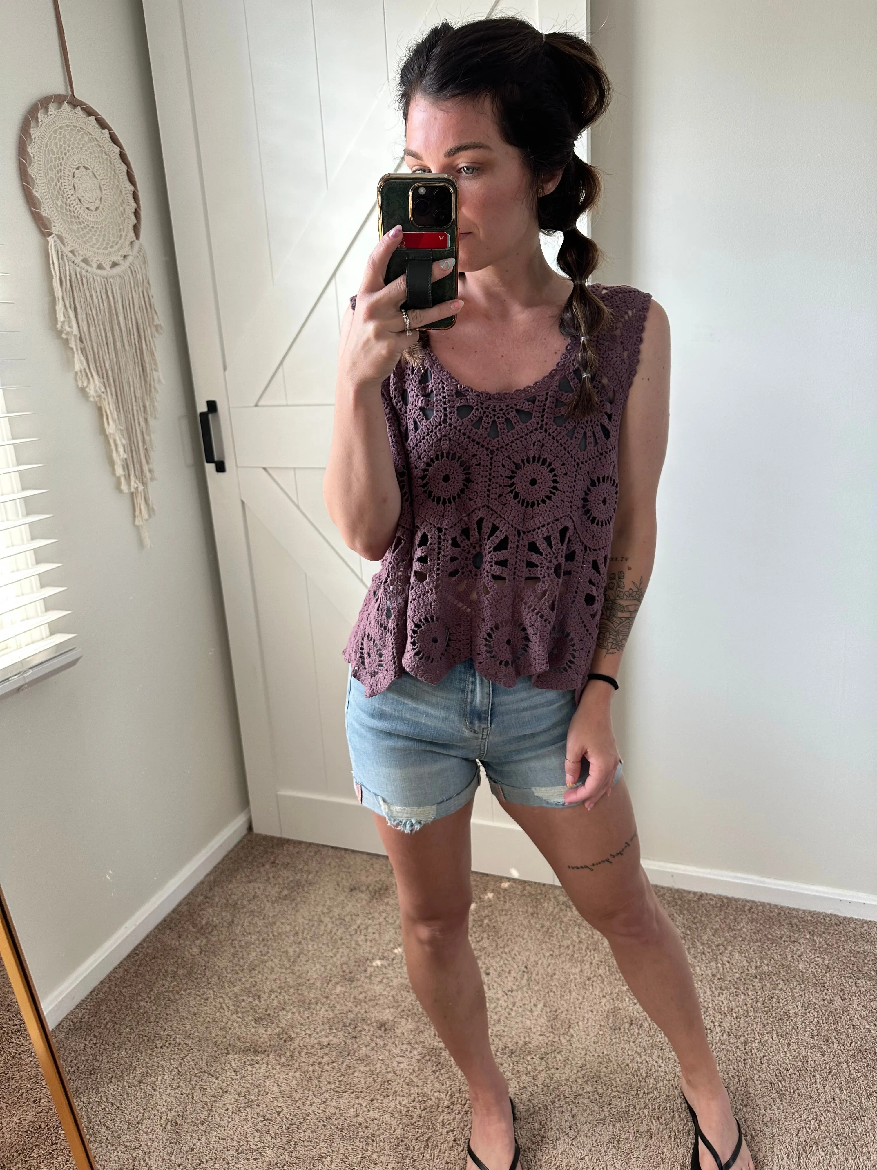 Little Talks Crochet Tank - PREORDER