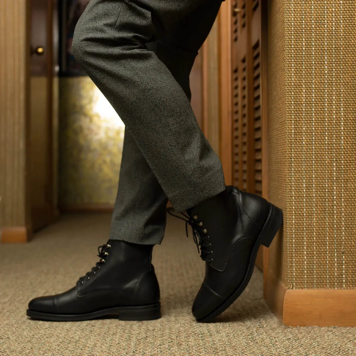 Logan Boot Black Leather