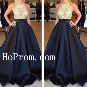 Long Gold Prom Dresses,Sequin Prom Dress,Evening Dresses