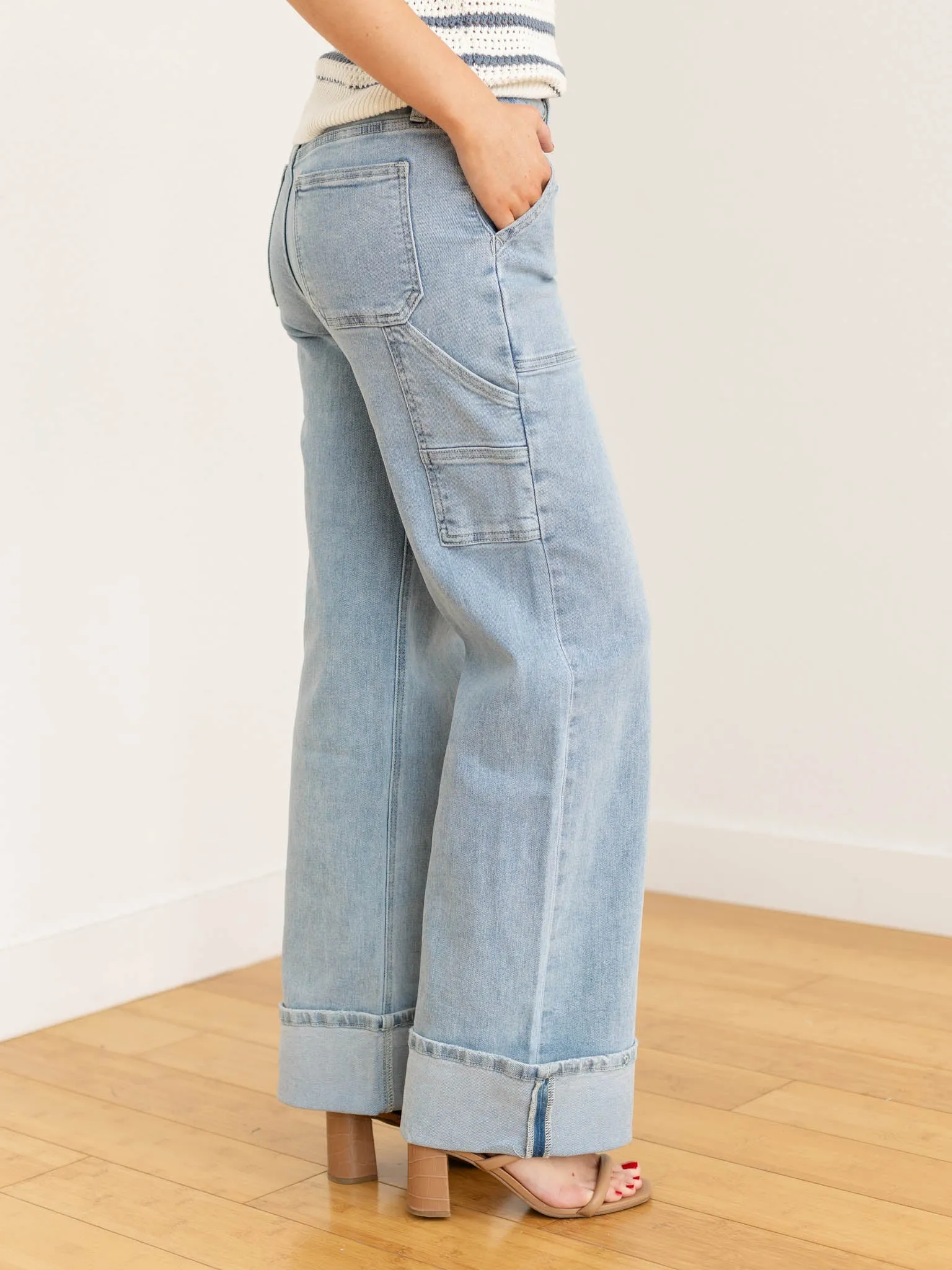 Lovervet Stellar High Rise Cuffed Wide