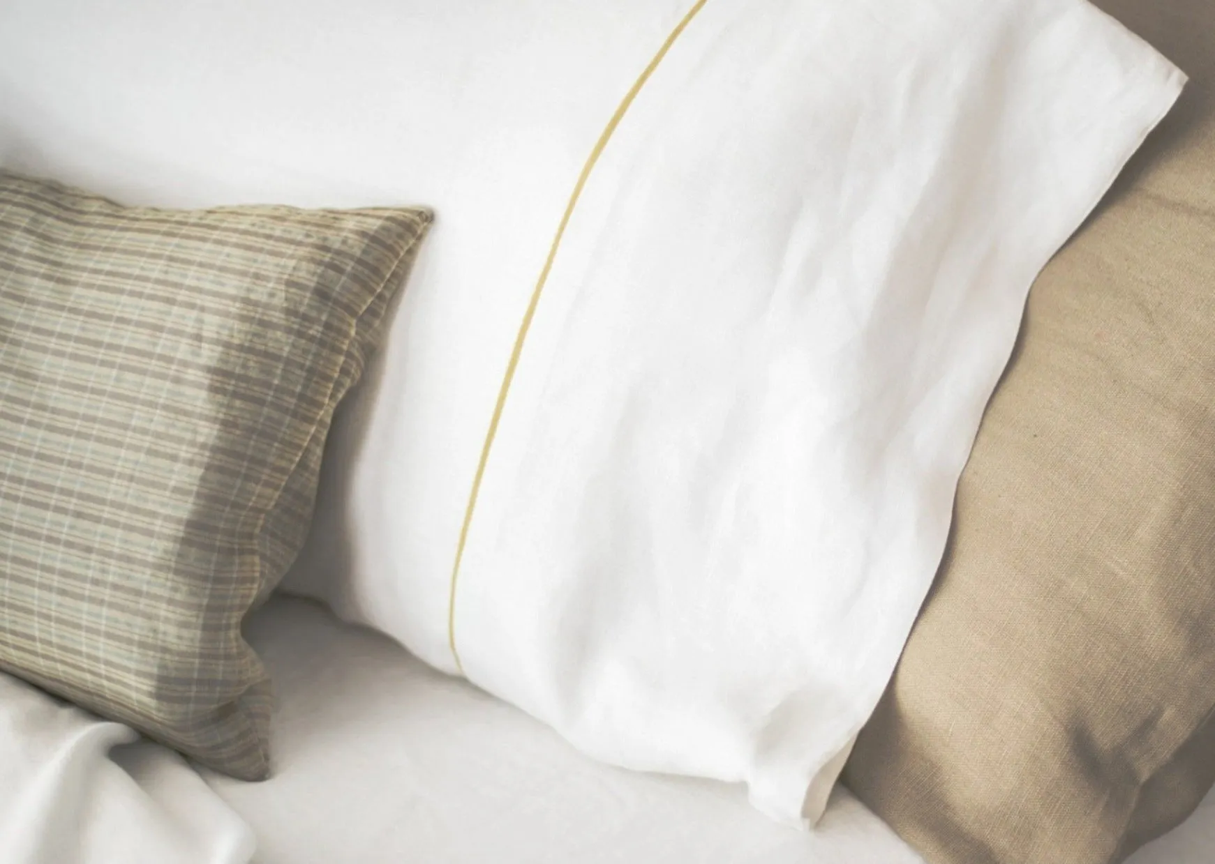 Lucia Pinstripe Pillowcase Pair Sample