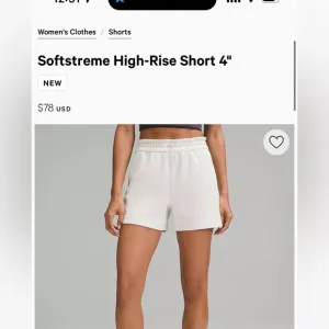 Lululemon Casual Softstreme High Rise Short